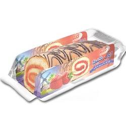 درنا کیک رول توت فرنگی